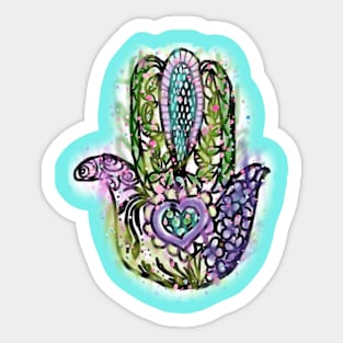 Hamsa Hand Sticker